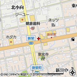 株式会社ＥＮＥＯＳウイング　豊橋新栄ＳＳ周辺の地図