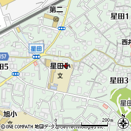 交野市立星田小学校周辺の地図
