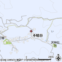 京都府木津川市山城町神童子不晴谷53周辺の地図