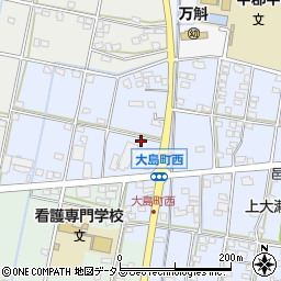 静岡県浜松市中央区大島町1537周辺の地図