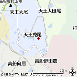 京都府京田辺市天王禿尾周辺の地図