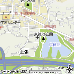 静岡県掛川市上張1514周辺の地図