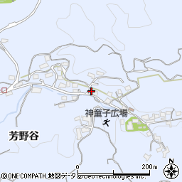 京都府木津川市山城町神童子不晴谷165周辺の地図