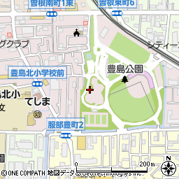 豊島公園トイレ２周辺の地図