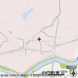 兵庫県神戸市北区山田町坂本東55周辺の地図