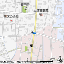 静岡県浜松市中央区笠井町309周辺の地図