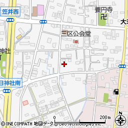 静岡県浜松市中央区笠井町932周辺の地図