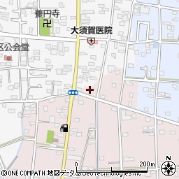静岡県浜松市中央区恒武町557周辺の地図