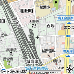 愛知県豊橋市花田町石塚1-13周辺の地図