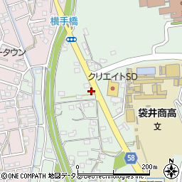 静岡県袋井市久能2292周辺の地図