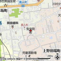 三重県伊賀市上野農人町484-2周辺の地図