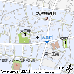 静岡県浜松市中央区大島町1038周辺の地図