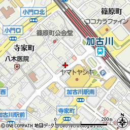 篠原市民トイレ周辺の地図