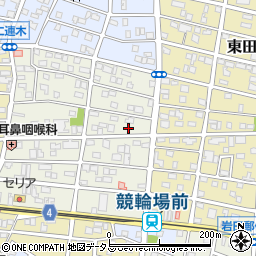 愛知県豊橋市上地町105周辺の地図