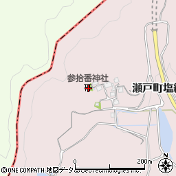 岡山県岡山市東区瀬戸町塩納1393周辺の地図