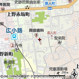 三重県伊賀市上野農人町461周辺の地図