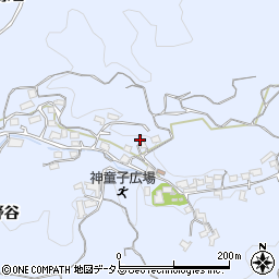 京都府木津川市山城町神童子不晴谷119周辺の地図