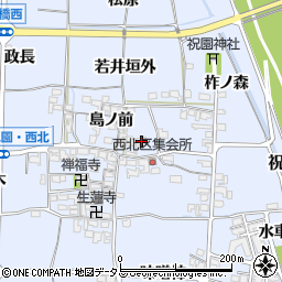 京都府相楽郡精華町祝園島ノ前5周辺の地図