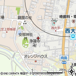 三重県伊賀市上野西大手町3879周辺の地図