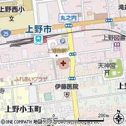 伊賀市観光案内所周辺の地図