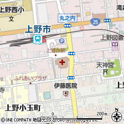 ハイトピア伊賀　多目的大研修室周辺の地図