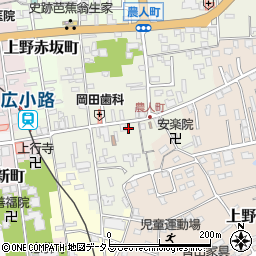 三重県伊賀市上野農人町467-1周辺の地図