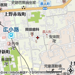 三重県伊賀市上野農人町465周辺の地図