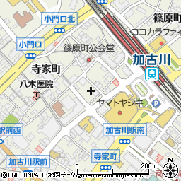 兵庫県加古川市加古川町篠原町1周辺の地図