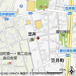 静岡県浜松市中央区笠井町1319周辺の地図