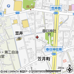 静岡県浜松市中央区笠井町1329周辺の地図
