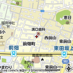 愛知県豊橋市前畑町48周辺の地図