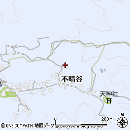 京都府木津川市山城町神童子不晴谷45周辺の地図