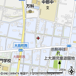 静岡県浜松市中央区大島町1374周辺の地図