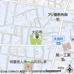 大応寺周辺の地図