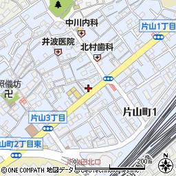 山辰商店周辺の地図