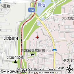 江坂ペイント・美オール周辺の地図