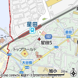 株式会社福屋不動産販売　星田駅前店周辺の地図