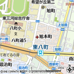 愛知県豊橋市旭本町63-2周辺の地図