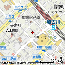 兵庫県加古川市加古川町篠原町1-1周辺の地図