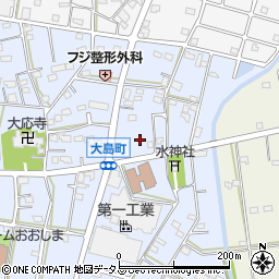 静岡県浜松市中央区大島町966周辺の地図