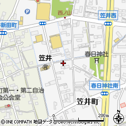 静岡県浜松市中央区笠井町1321周辺の地図