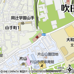 吹田特別養護老人ホーム高寿園周辺の地図