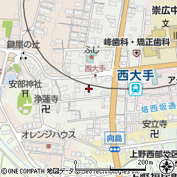 三重県伊賀市上野西大手町3674周辺の地図