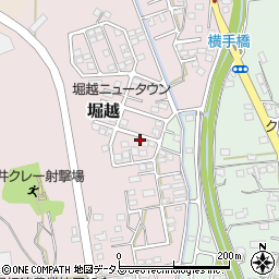 静岡県袋井市堀越1643周辺の地図
