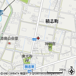 静岡県浜松市中央区積志町862周辺の地図