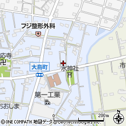 静岡県浜松市中央区大島町964周辺の地図