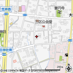 静岡県浜松市中央区笠井町933周辺の地図