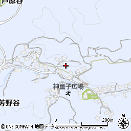 京都府木津川市山城町神童子不晴谷167周辺の地図