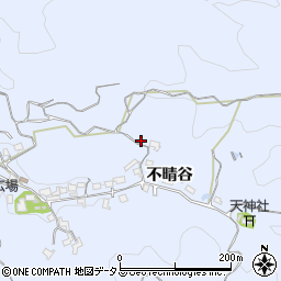 京都府木津川市山城町神童子不晴谷50周辺の地図