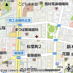 愛知県豊橋市松葉町周辺の地図